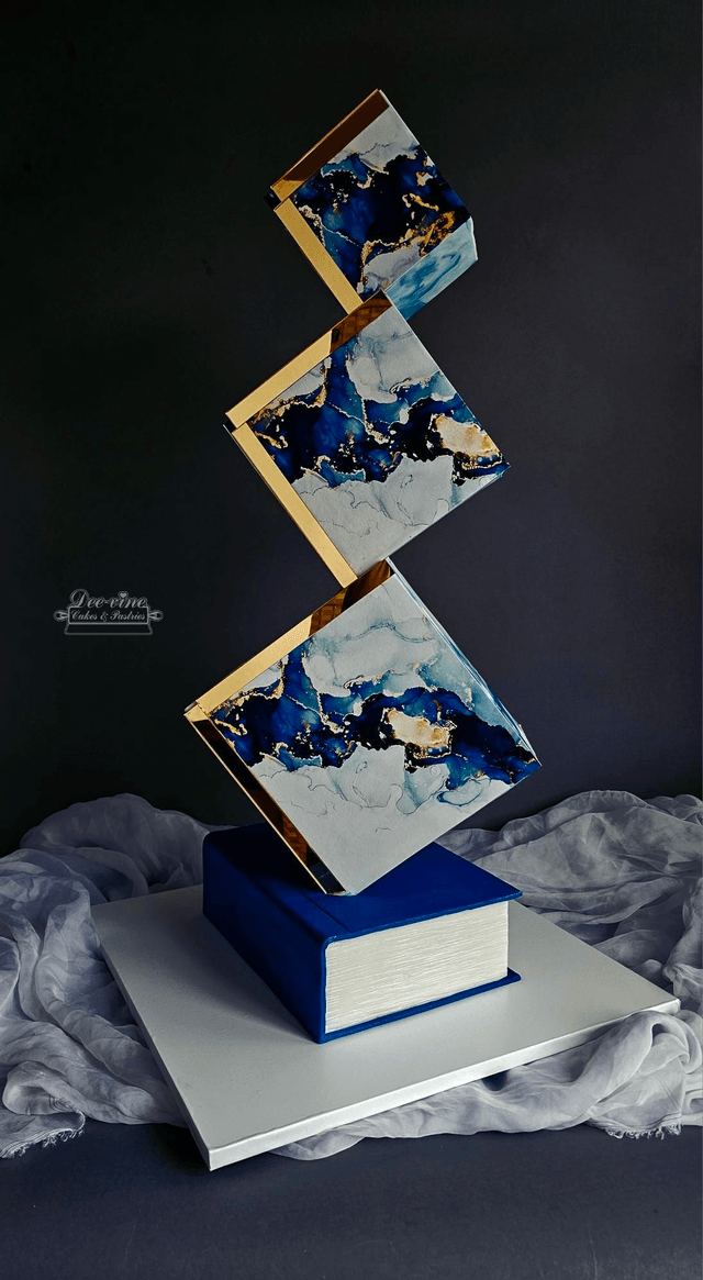 Diamond gravity-defying Cake Class 