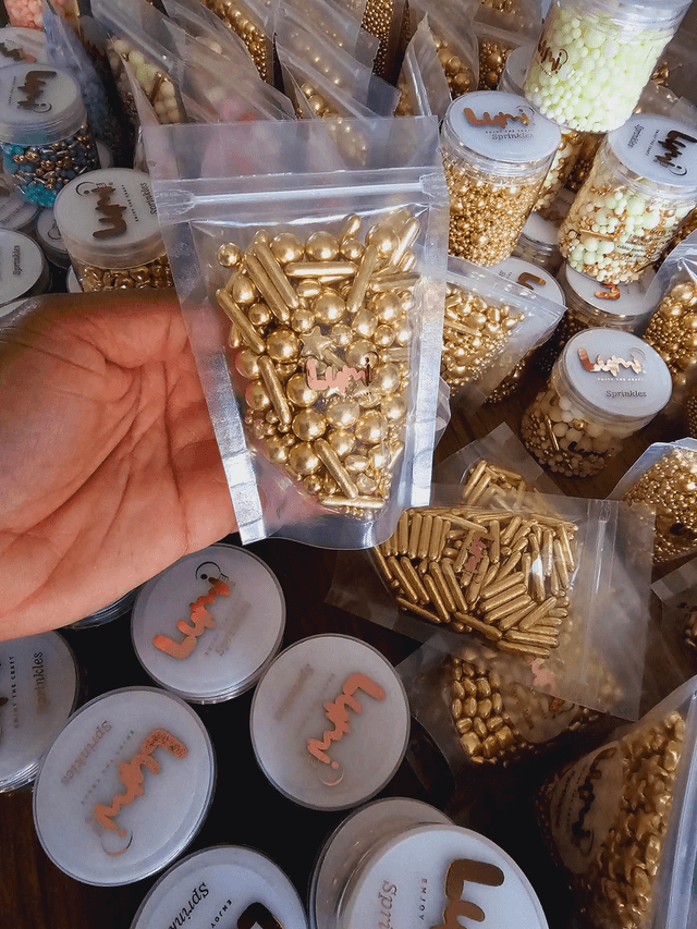 Pouch sprinkles 